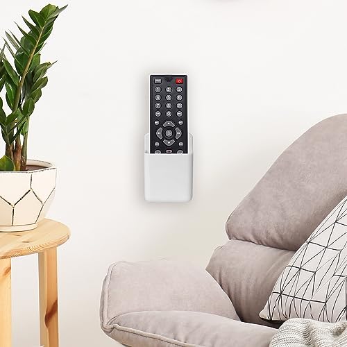 3 Pack Remote Control Holder, TV & Wall Pen Storage Accessories for Home Office School, White - color: white&3pcs