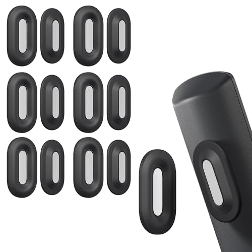 6 Pack Magnetic Remote Control Holder Wall Mount, 2025 Upgraded Smaller & Stronger Magnetic Silicone Remote Control Organizer TV Remote Charger Holder Caddy Back of TV (Black) - color: Black, size: 6 Pack