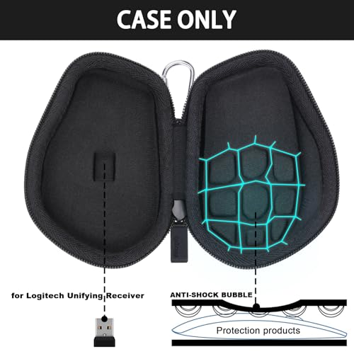 co2CREA Hard Case Replacement for Logitech MX Master 4 / MX Master 3 Master 3S Advanced Wireless Mouse (Graphite Black Case) - color: Graphite Black Case, style: For Master 4/3S/3