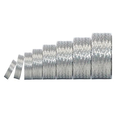 Tinned Copper Braided Cable Shielding Sleeve Metal Wire Loom Sheathing EMI RFI ESD Protector Grounding Mesh Flat Tubular Expandable 1" W(0.64" ID)-30FT - size: 1"W(0.64"ID)-30FT