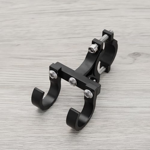 Create Idea Electric Scooter Hanger - Double Hook Holder for 18-35mm Handlebar - Aluminum Alloy, Black