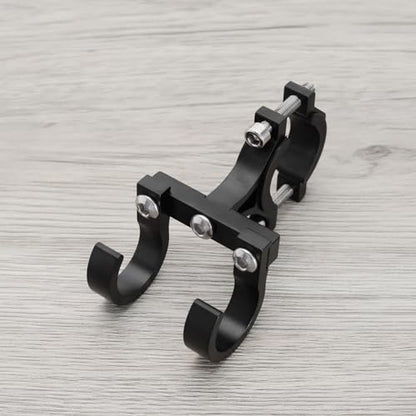 Create Idea Electric Scooter Hanger - Double Hook Holder for 18-35mm Handlebar - Aluminum Alloy, Black