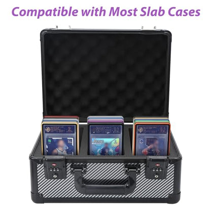 ZINHO Graded Card Case Magnetic Aluminum Alloy Slab Protector Display Case Fits 35PT PSA/CGC/CSG Cards, UV Protection (Purple) - color: Purple, style: PSA Card Case