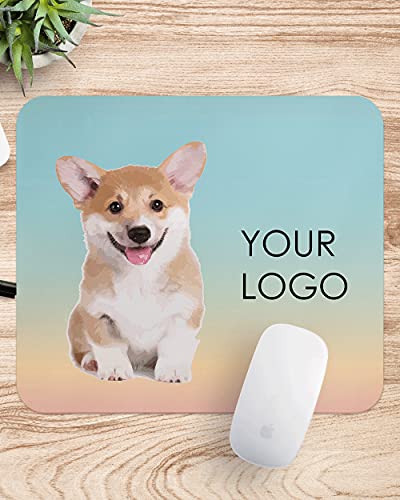 Personalized Custom Mouse Pad – 2 Pack 8 x 9 inch Non-Slip Rubber Base Eco-Friendly Mat Desk Mousepad Keyboard Customized Photo Design Text Name Picture Gift (MPS0696, 8 X 9 Inches) - color: MPS0696