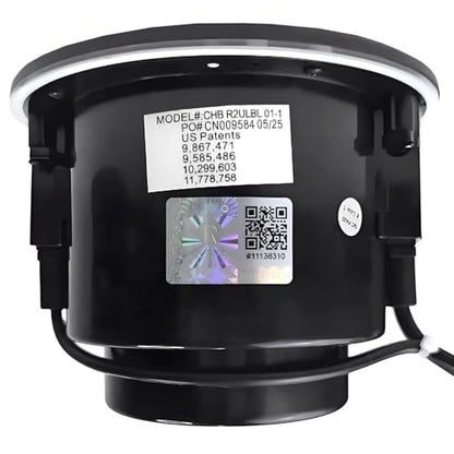 CHB R2ULBL 01-1Theater Cup Holder for Raffel Systems | with USB and Light 5 Button control 2 motors can replace CHB R2ULBL 01 1x5 Pin Male Connector and 1xFemale Barrel Connection - size: CHB-R2ULBL-01-1