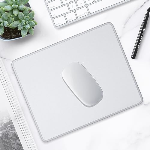 Hsurbtra Mouse Pad, Premium-Textured Square Mousepad 10.2 x 8.3 Inch, Stitched Edge Anti-Slip Waterproof Rubber Pretty Cute Computer Mat for Office Gaming Laptop Women Kids Space Gray - color: Space Gray, size: Square Mousepad (10.2" x 8.3")