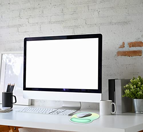 RICHEN Ergonomic Mouse Pad with Wrist Support,Non-Slip Rubber Base for Computer Laptop & Mac,Lightweight Rest for Home,Office & Travel (WRMP-30) - color: WRMP-30
