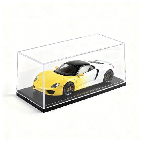 Model Car Display Case, 1:43 Scale Acrylic Display Box for Cars, Stackable Dustproof Storage Boxes for Collectibles, Figures and Memorabilia, 5.9 x 3 x 2.7 inch - size: 5.8 x 3 x 2.7 inch