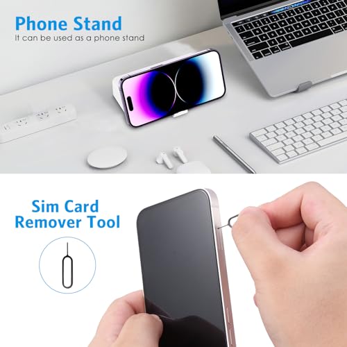 18 in 1 Multifunctional Keyboard Cleaner Kit for Electronic Devices, Keyboard Cleaning Brush, Headphones Cleaner Kit for AirPods, Cellphones,Laptop Cleaner, Camera,Earbuds
