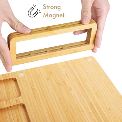 Personalized Cheese Board and Knife Set with Magnetic Holder, Serving Tray for Crackers, Meat, and Wine, Anniversary - style: Personalized Cheese Board Set with Magnet Hold