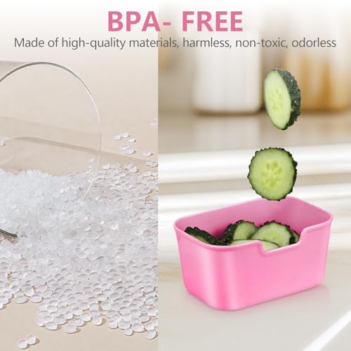 Small Snack Box Container, Updated PP Dishwasher Safe Divided Serving Tray with Lid, 4 Compartment Snack Box Container for Candy, Fruits, Charcuterie, Travel & Parties, BPA-Free, 2 Pack - color: Pink 2 Pack