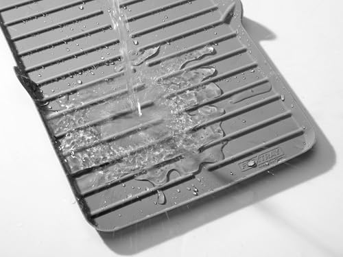WeatherTech FlexTray - Silicone Multi-Use Protection Tray, Grey, Rectangular - color: Gray, size: 13" x 8" x 1.5"