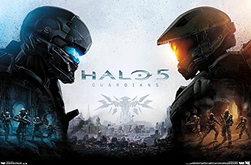Trends International Halo 5 - Key Art Wall Poster, 22.4L x 14.7W, Premium Unframed Version - color: Premium Unframed Version, size: 22.4"L x 14.7"W