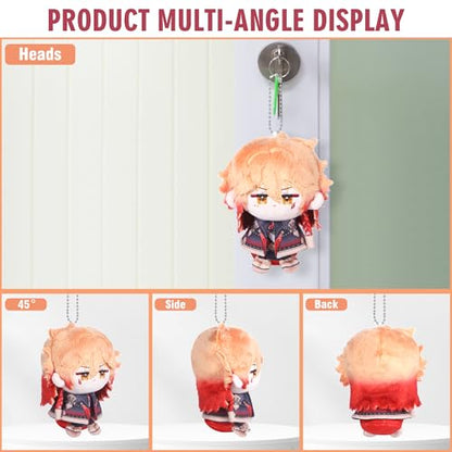 UTIEHD Anime Game HSR Character Keychain Pendant, 4 Inch Collectible Figure for Backpacks Bags and Keys for Fans - color: Mydei