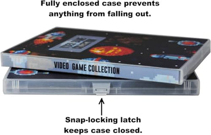UniKeep Game Case for Nintendo Switch Cartridges - Holds 60 Games Securely in Foam (space) - color: space
