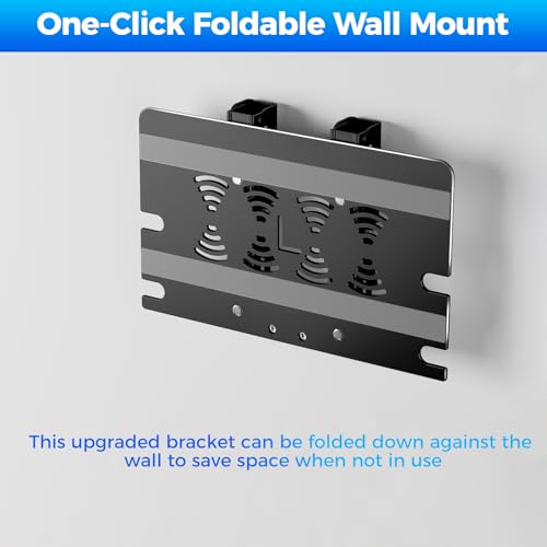 ZHGM Foldable Wall Mount Kit for PS5 Slim/Pro/PS5 Original, Metal Shelf Wall Mount for Playstation 5 Console Disc/Digital with 2 Controller Holder & 1 Headset Hanger, Saving Space PS5 Mount, Black - color: Folding Black