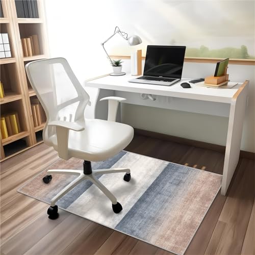 Office Chair Mat for Hardwood Floor, 2.62 lbs Anti-Slip Hi-Q Desk Chair Mat, 48x36, Simple Style - color: M, size: 48" x 36"
