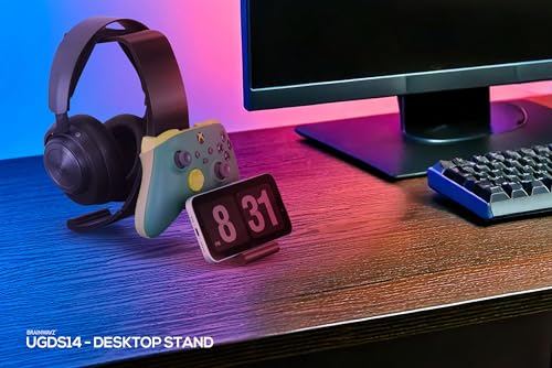 BRAINWAVZ Desktop Game Controller & Headphone Stand Hanger - Stylish, Minimalist Wave Design for PS5, Xbox, Switch, PC & Retro Gamepads (UGDS14) - color: Green