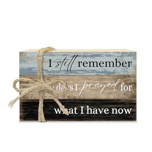 Decorative Books For Home Decor, Coffee Table Faux Wood Book Stack Decor, I Still Remember Modern Stacked Book Decor, Stacked Display Books For Shelf Mantel Nightstand Display, Three Pieces -C(08) - style: I still remember -03