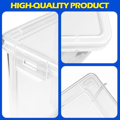 2 Pack Video Game Holder for Switch Game Storage Box Store 18 Cases, Media Storage Organizer, Clear Plastic Storage Box