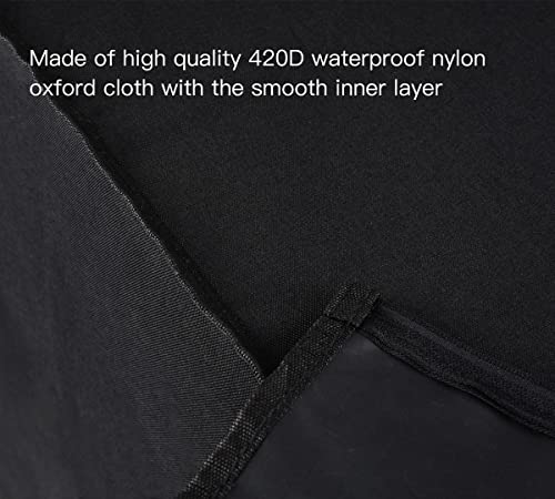 PC CPU Desktop Host Dust Cover Protector, Waterproof Desktop Mid-Tower Computer Host Dustproof Cover Full Case with Zipper, Anti-Static CPU Tower PC Dust Covers (10.6W x 20.5H x 24.6D)