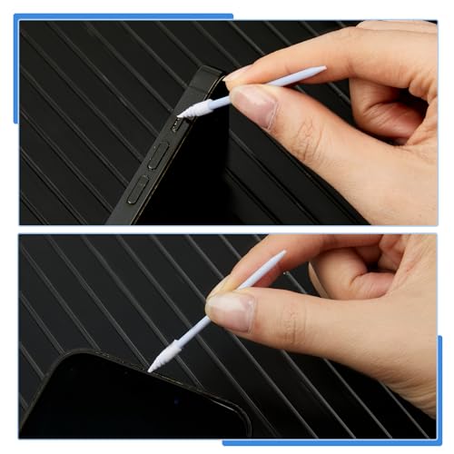 Chinco 200 Pcs Cleaning Swabs 2.56 Inch Sponge Tip Swabs Sticks for Printer Heads, Scanners, Camera Lenses, Chip Hard Disk Industries, Optical Lenses and Optical Equipment Makeup(Blue) - color: Blue