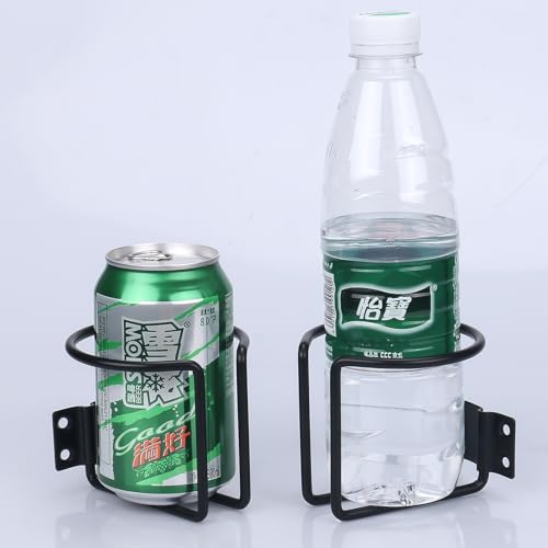 2 pcs Stainless Steel Boat Cup Holder, Universal Drink Holders, Suitable for Boat, Truck, RV, Tractor, Outdoor Wooden Swing (Black) - color: Black-2