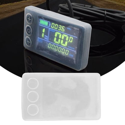 Bike Meter Cover Protective Case Transparent Water Proof Silicone Cover Dust Proof Protective Case for S866 LCD Monitor