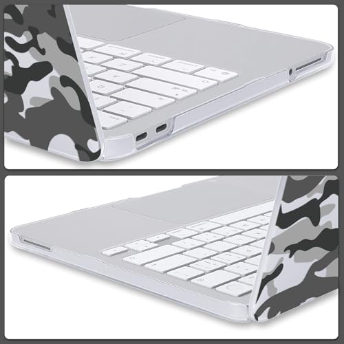 Ultra-Slim Anti-Scratch Hard Shell Case for 2026 Apple MacBook Neo 13 Inch A18 Pro A3404 with Keyboard Cover, Screen Protector, Dust Plugs and Webcam Privacy Cover, Camo - color: Camo