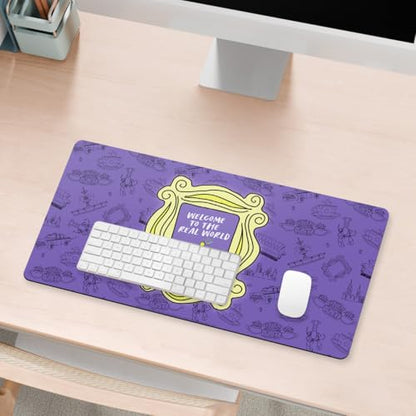 Head Case Designs Officially Licensed Friends TV Show Peephole Frame Graphics 23.62 x 11.81 x 0.12 inches (600 x 300 mm) - L Gaming Office Desk PC Keyboard Mouse Mat Pad - size: 23.62 x 11.81 x 0.12 inches (600 x 300 mm) - L