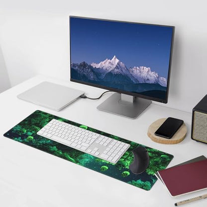 Skull Tree Mouse Pad Extended Large Gaming Mouse Pad XL Stitched Edges for Gamer Home Office 31.5 X 11.8 Inch - color: Skull Tree