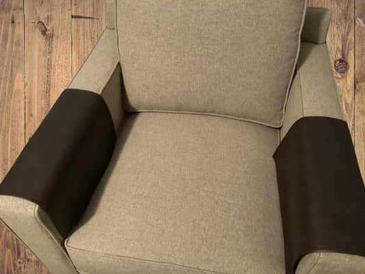 Bittlemen. Co. Armrest Cover for Furniture Slipcovers Furniture Protectors Home Decor Sofas Loveseats Theater Chairs Office Chairs Recliners RV's Housewarming Gifts (Chocolate Brown) - color: Chocolate Brown