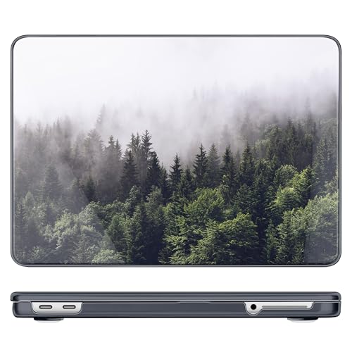 DONGKE Compatible with MacBook Neo 13 Inch Case 2026 A3404 A18 Pro chip & Touch ID, Plastic Hard Shell with Keyboard Cover, Screen Protector & Dust Plugs, Forest - color: Forest