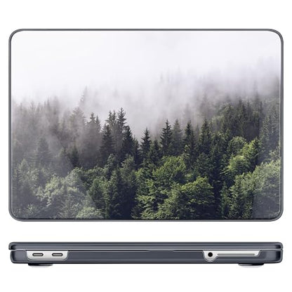 DONGKE Compatible with MacBook Neo 13 Inch Case 2026 A3404 A18 Pro chip & Touch ID, Plastic Hard Shell with Keyboard Cover, Screen Protector & Dust Plugs, Forest - color: Forest