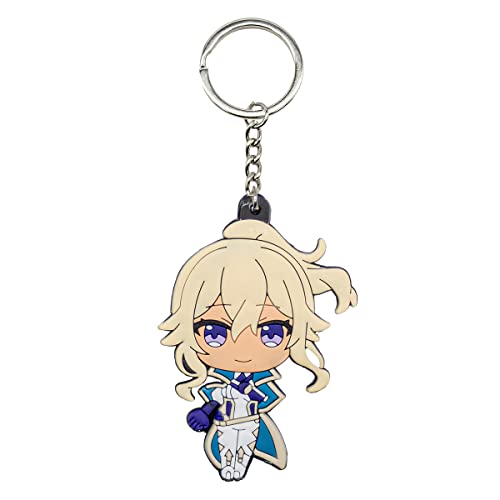 Impact Videogame Colorful Lanyard Keychains Stickers - color: Jean