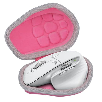 co2CREA Hard Case Replacement for Logitech MX Master 4 / Master 3S / 3 Wireless Performance Mouse (Pink Case) - color: Pink Case, style: For Master 4/3S/3
