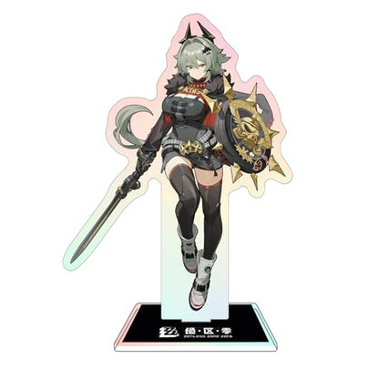 Rainteam Zenless Zone Zero Characters Acrylic Stand Figure,Colorful and Exquisite Character Design for Game Fans' Collection (Caesar King) - color: Caesar King