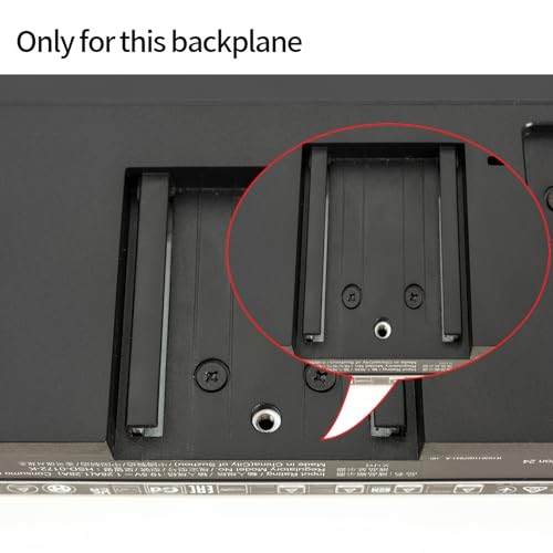 VESA Mount Adapter Bracket for HP M24h M27h Series 5 524sh 527sh Monitors - Fits 75x75mm & 100x100mm VESA, Wall Mount Monitor Arm Desk Stand, Black