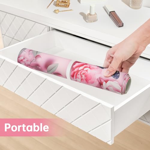 PU Leather Desk Mat Blotter,Cute Pink Desk Mat for Office, Home,School,Keyboard,Mouse,15.7"x31.5" Large Non-Slip Writing Mat with Travel Storage Strap, Waterproof Easy to Clean (Pink Butterfly) - style: Pink Butterfly