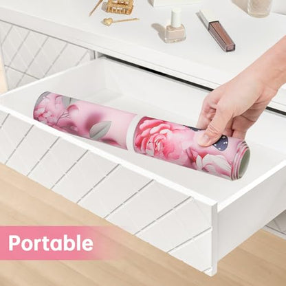 PU Leather Desk Mat Blotter,Cute Pink Desk Mat for Office, Home,School,Keyboard,Mouse,15.7"x31.5" Large Non-Slip Writing Mat with Travel Storage Strap, Waterproof Easy to Clean (Pink Butterfly) - style: Pink Butterfly