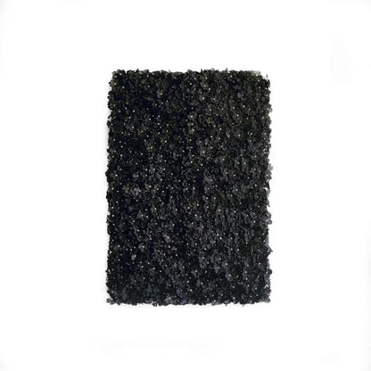Efavormart Black UV Protected Hydrangea Flower Wall Mat Backdrop 4 Artificial Panels - 11 Sq ft. - color: Black
