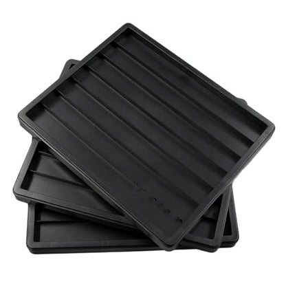 Layer Keycap Storage Box with Detachable Lid Permanent Polystyrene Planner Compact Plan for Mechanical Keyset Enthusiast - color: Black