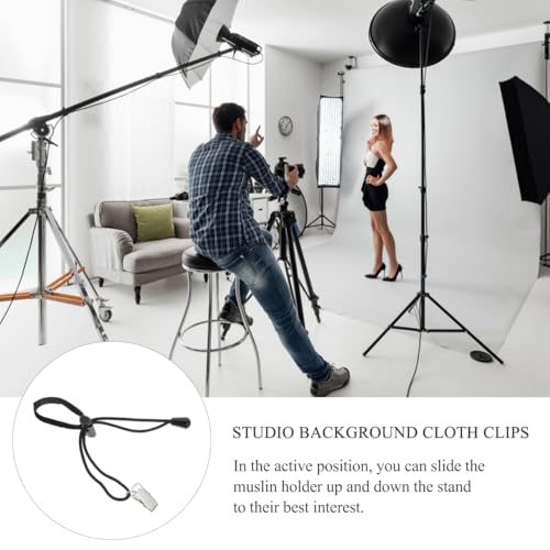 OSALADI 12 Pack Background Clips Multi-Function Nylon Fabric Clamps for Backdrops Adjustable a-Shape Holder for Crossbars and Light Stands for Photography Studio Video Production Digital Photo Shoot