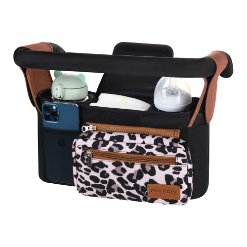 Large Stroller Organizer by Momcozy - color: Leopard