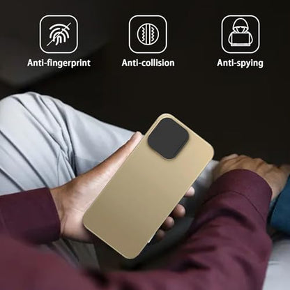 Front Camera Cover Compatible for iPhone 16Pro /16 Pro Max with Rear Lens Cover,Protect Privacy and Security But Not Affect Facial Recognition(2Pack)-2025 Updated Version - size: 16Pro/X16Pro Max