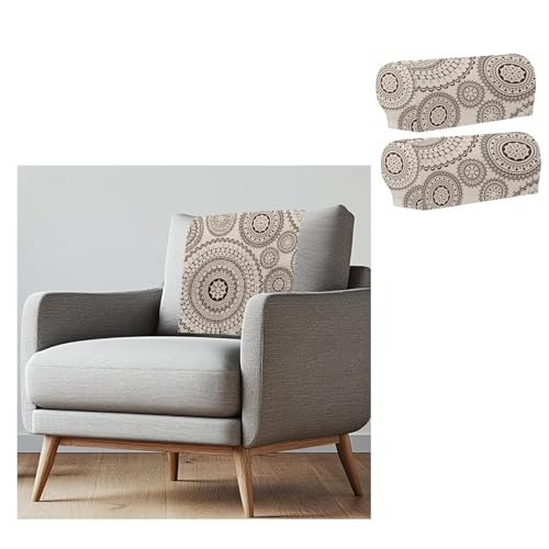 Halloween Spooky Pumpkins Sofa Headrest Armrest Cover Set for Recliner Sofa Headrest Protector Fade Resistant Headrests Cover Slipcover with Fixing Nails Headrests Protector Covers - color: Halloween Spooky Pumpkins