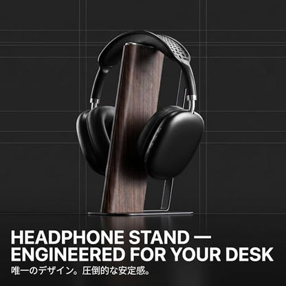 Gunking Headphone Stand with Floating Arc Design — Sculptural Desk Headset Holder for Gaming & Office, Universal Fit for Sony, Bose, AirPods Max & More