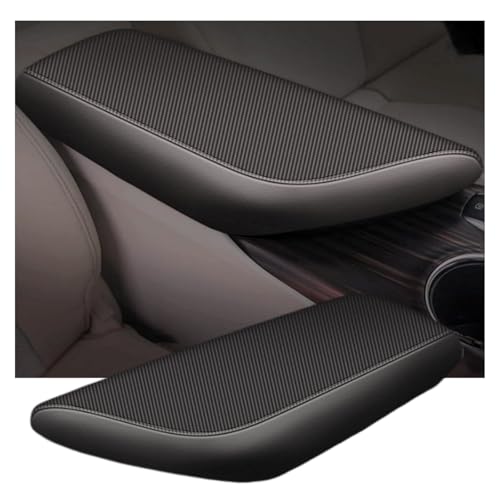 Center Console Armrest Cover Compatible with 2018-2024 Toyota Camry,Interior L, LE, SE, XLE, XSE in Regular, Hybrid, V6, TRD Arm Rest Seat Cover Middle Console Box Lid Protector (Carbon) - color: Carbon