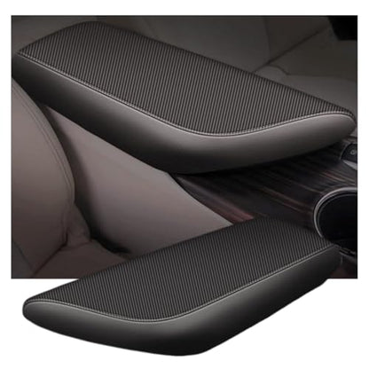 Center Console Armrest Cover Compatible with 2018-2024 Toyota Camry,Interior L, LE, SE, XLE, XSE in Regular, Hybrid, V6, TRD Arm Rest Seat Cover Middle Console Box Lid Protector (Carbon) - color: Carbon