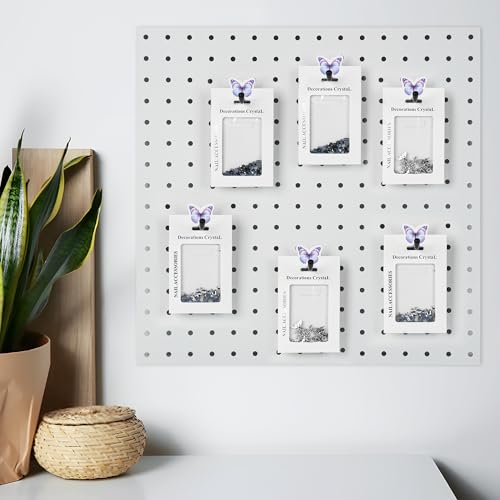 80 Pack 8 Inch Heavy Duty Pegboard Hooks,Extra Thick 1/4" Black Peg Board Hooks for Hanging, Pegboard Accessories for Garage, Kitchen, Gym, Store Wall Organizer - size: 8 inch - 80pcs(Heavy duty)